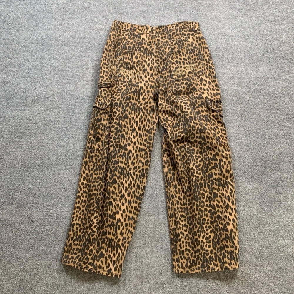 Damson Madder Dion Leopard Cargo Pants - Picture 7 of 14